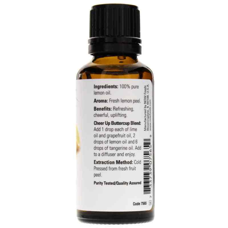 Lemon Essential Oil, 1 Oz, by NOW Foods, image #2