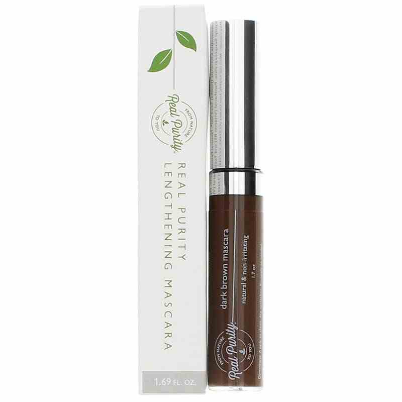 Lengthening Mascara, Dark Brown, by Real Purity