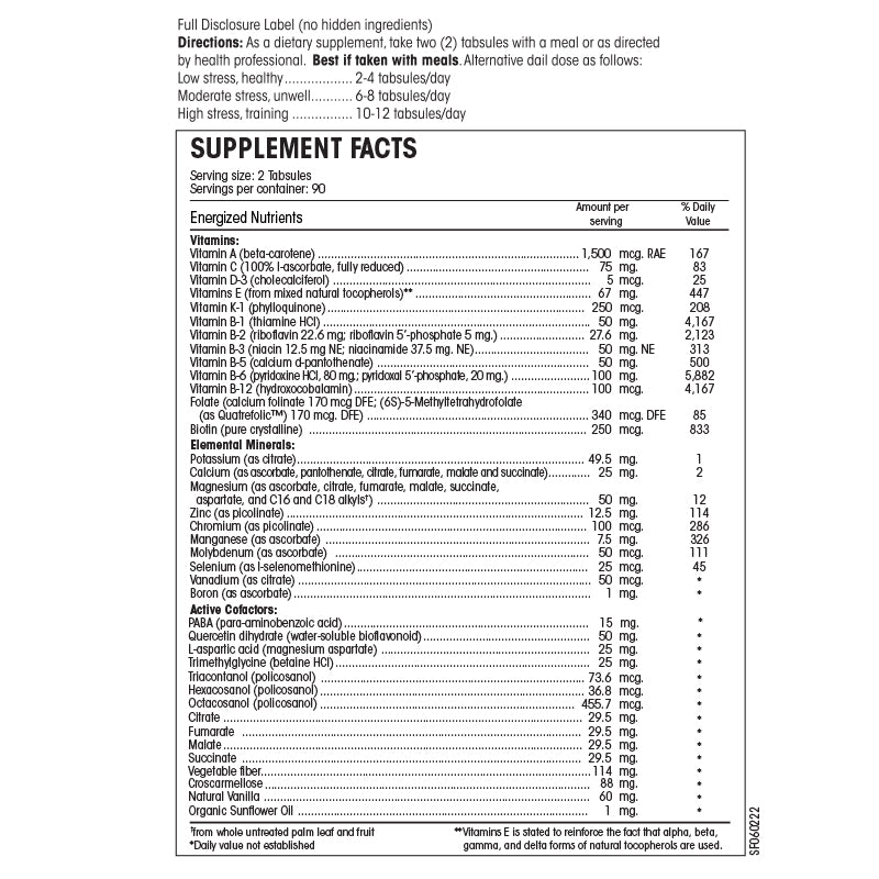 Life Guard Mini Multivitamin/Multimineral, 180 Tabsules, by PERQUE, image #2