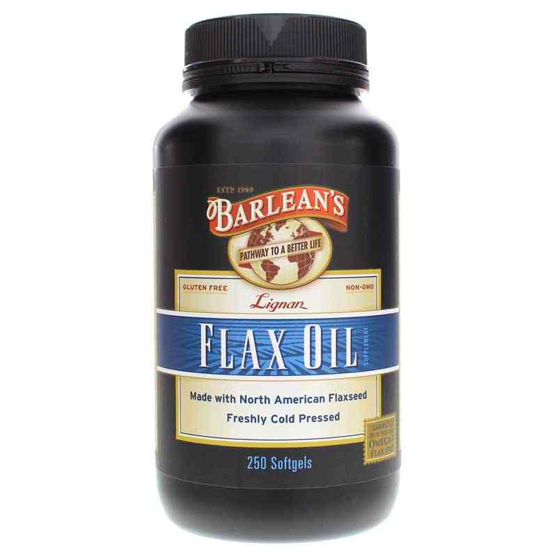 Lignan Flax Oil, 250 Softgels, by Barleans Organic Oils