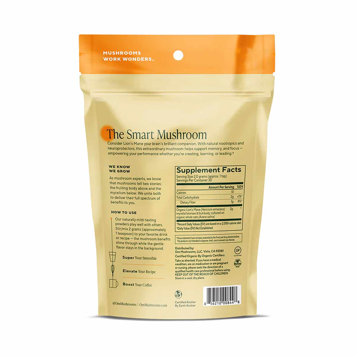 Lion's Mane, by Om Mushroom