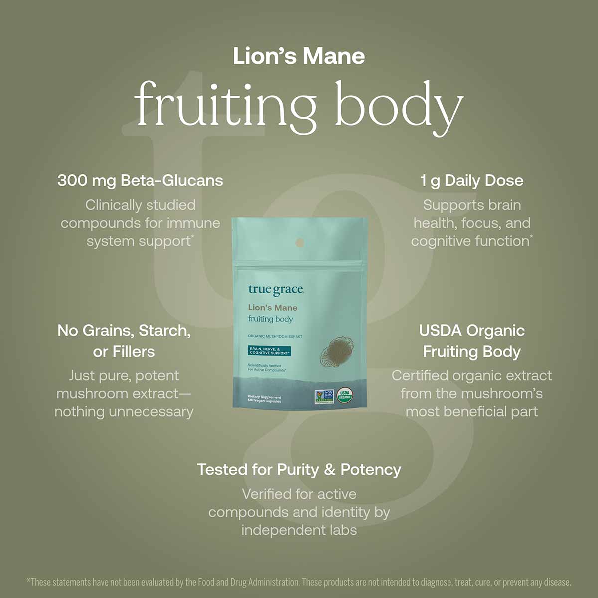 Lion's Mane, by True Grace