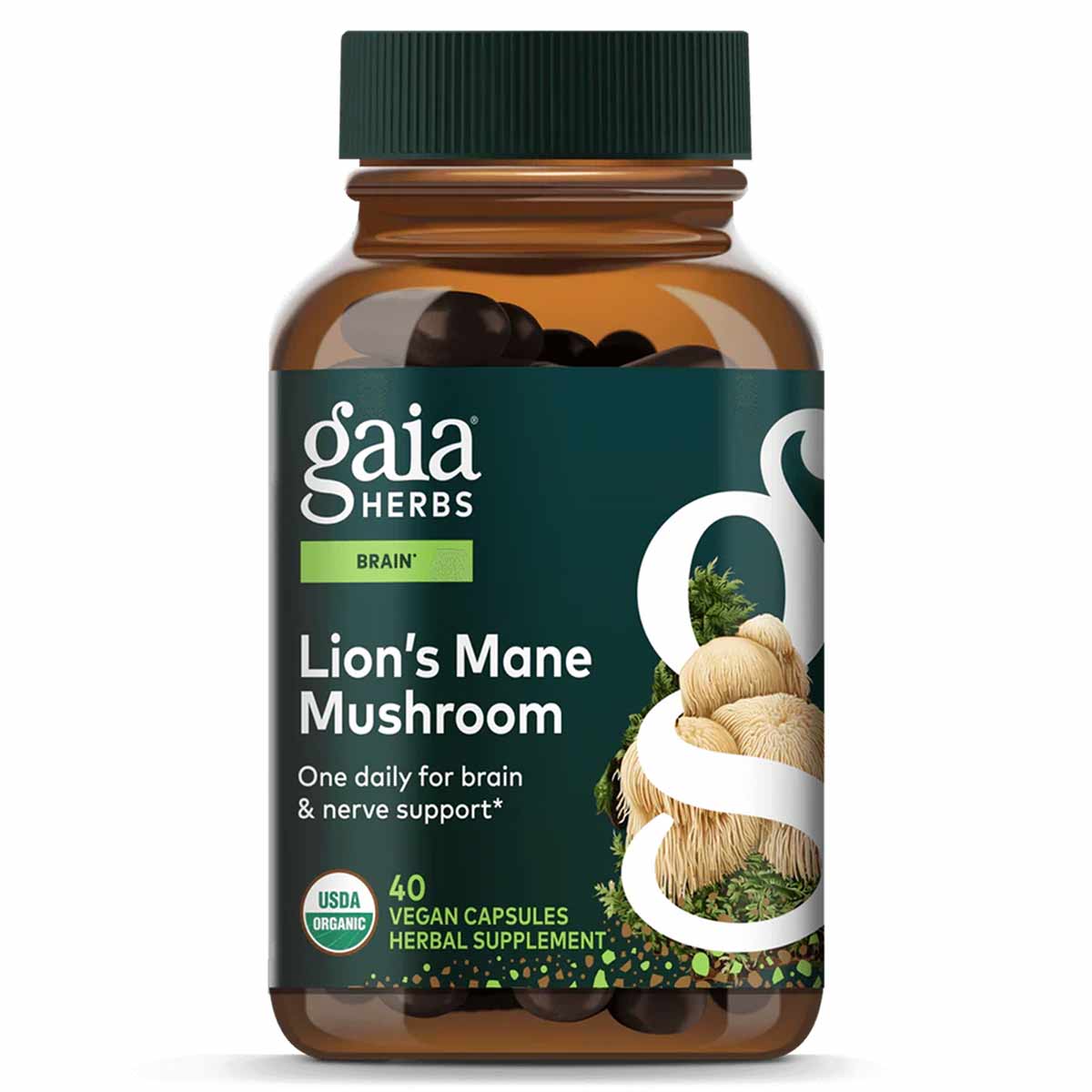 Lion's Mane Mushroom, by Gaia Herbs
