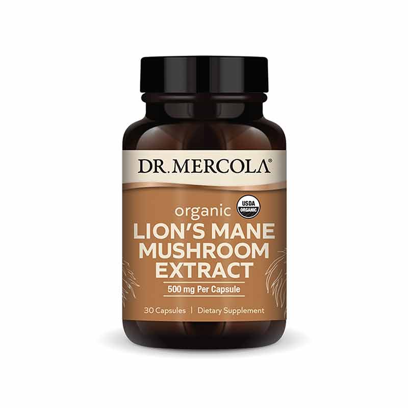 Lion's Mane Mushroom Extract Organic, by Dr. Mercola