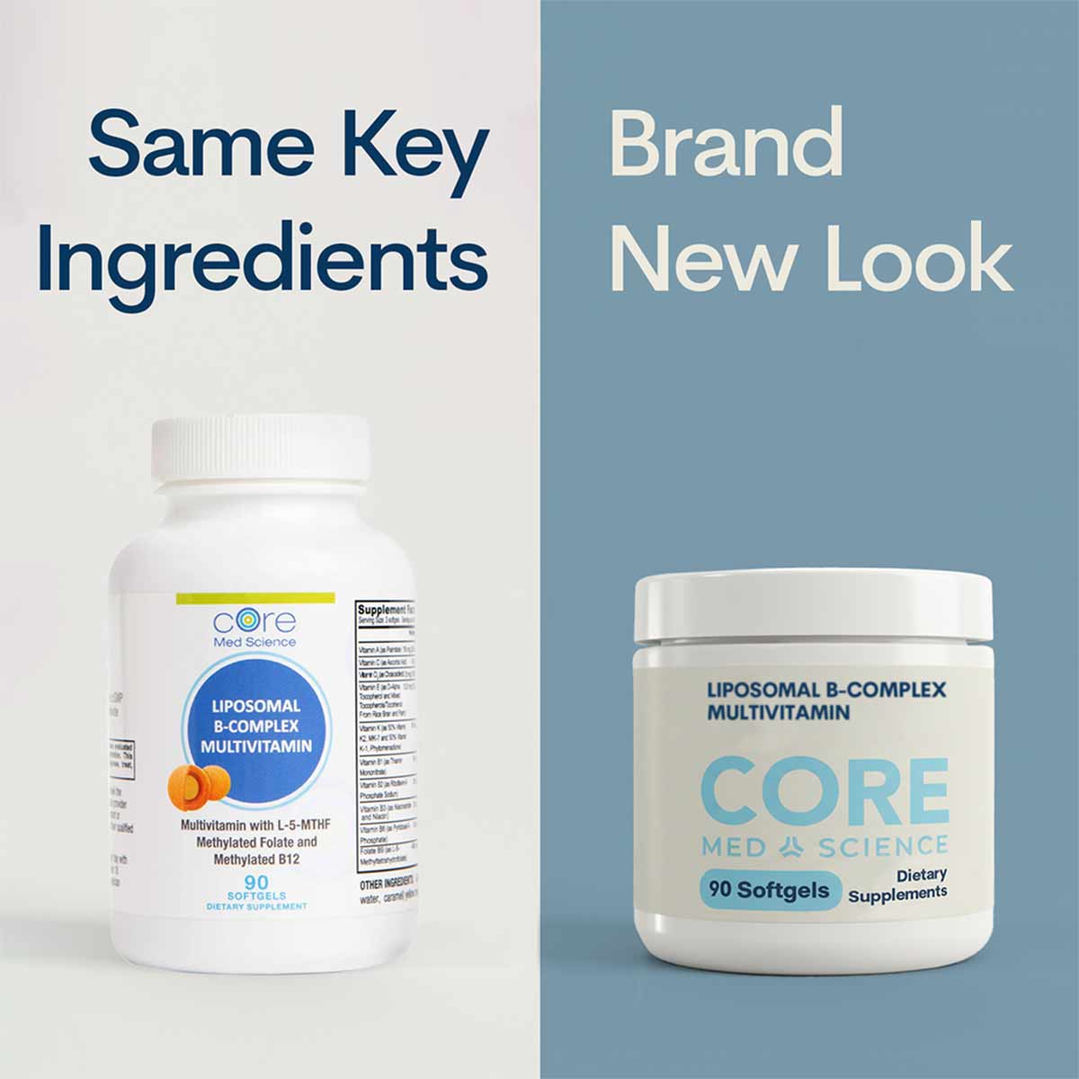 Liposomal B-Complex Multivitamin, 90 Softgels, by Core Med Science