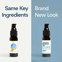 Liposomal B12 Folate TMG, 1 Oz, by Core Med Science