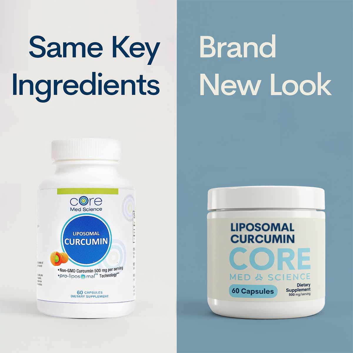 Liposomal Curcumin Caps, 60 Capsules, by Core Med Science