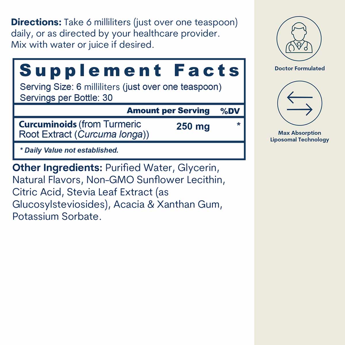 Liposomal Curcumin, 6 Oz, by Core Med Science
