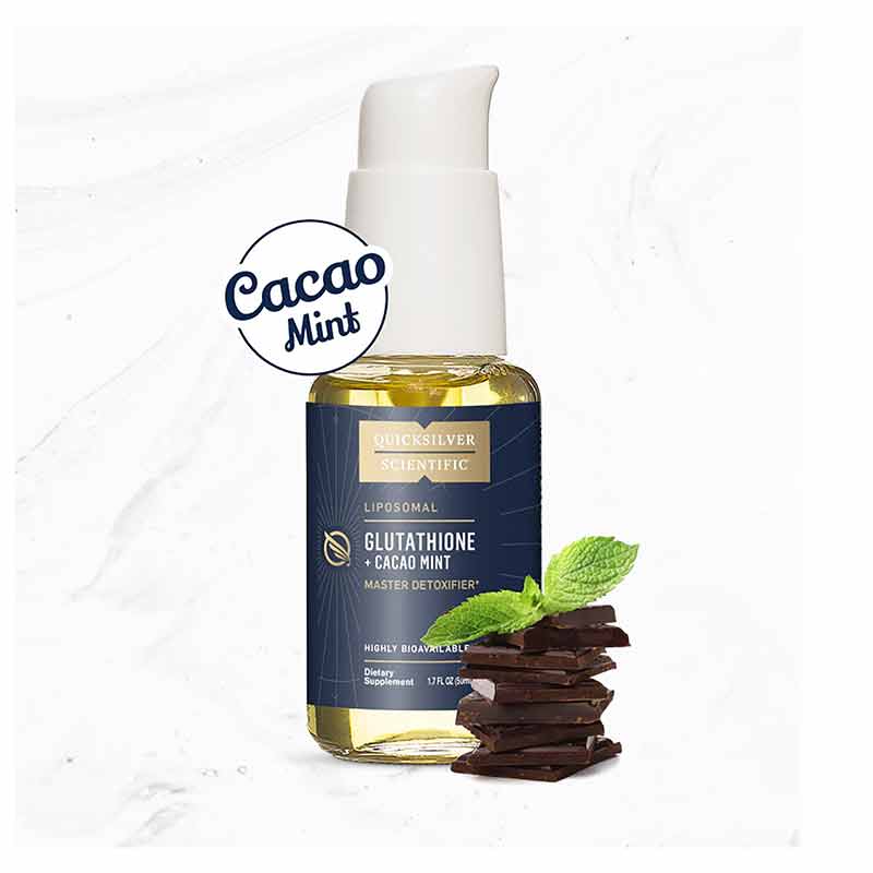Liposomal Glutathione + Cacao Mint, by Quicksilver Scientific, image #2