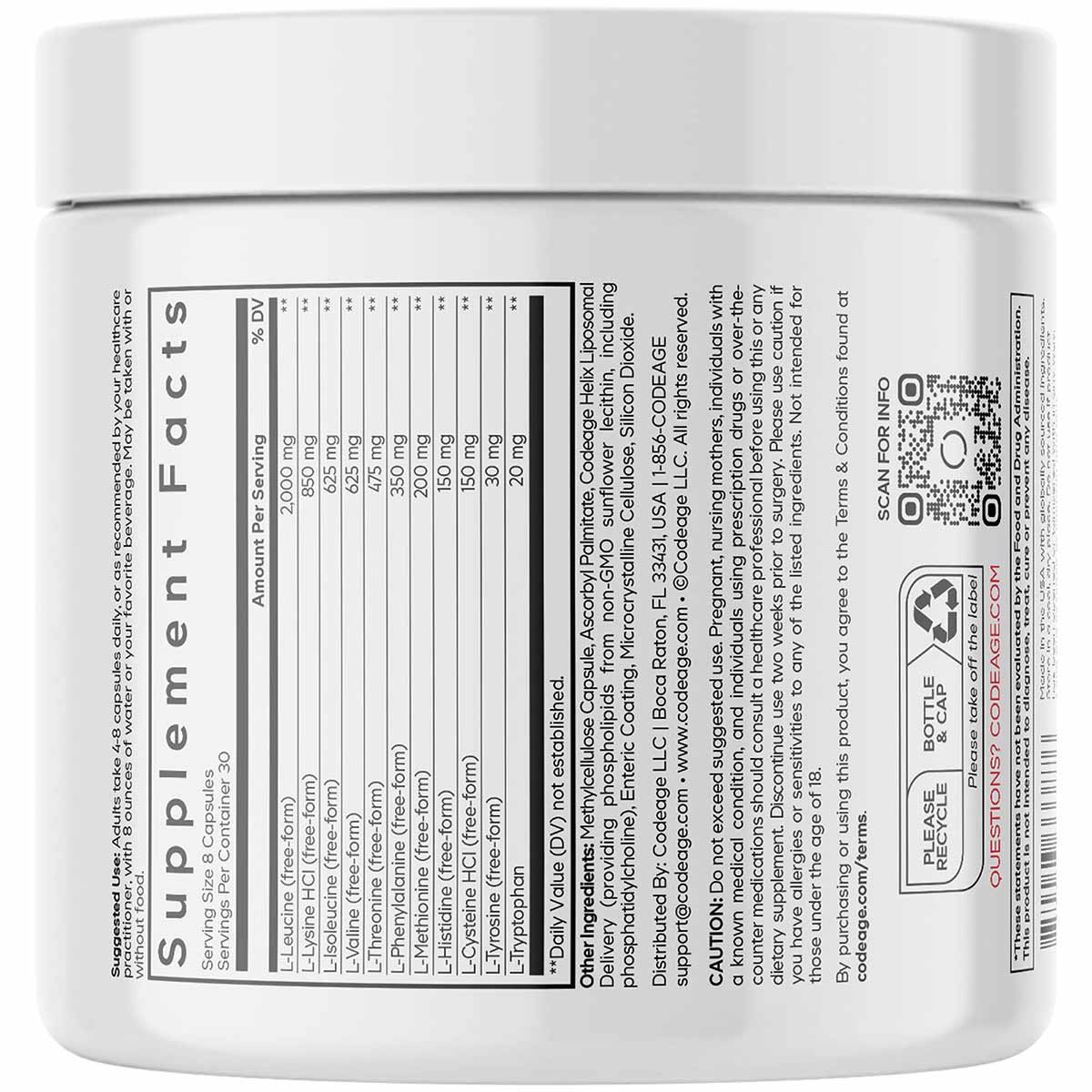 Liposomal Multi Amino+, by Codeage