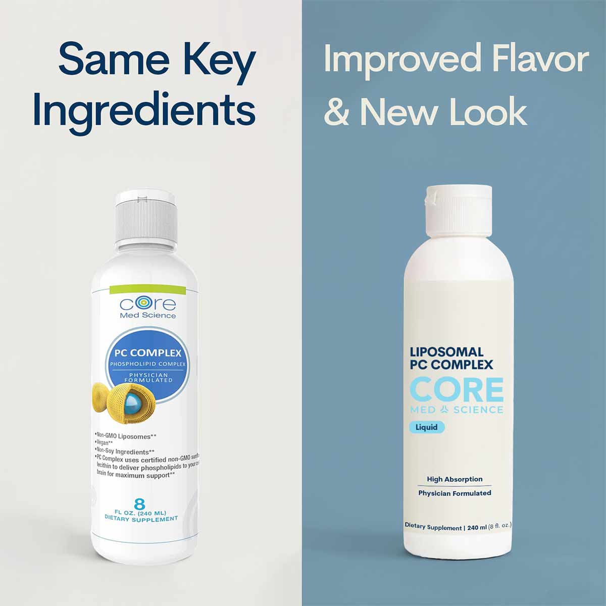 Liposomal PC Phospholipid Complex, 8 Oz, by Core Med Science