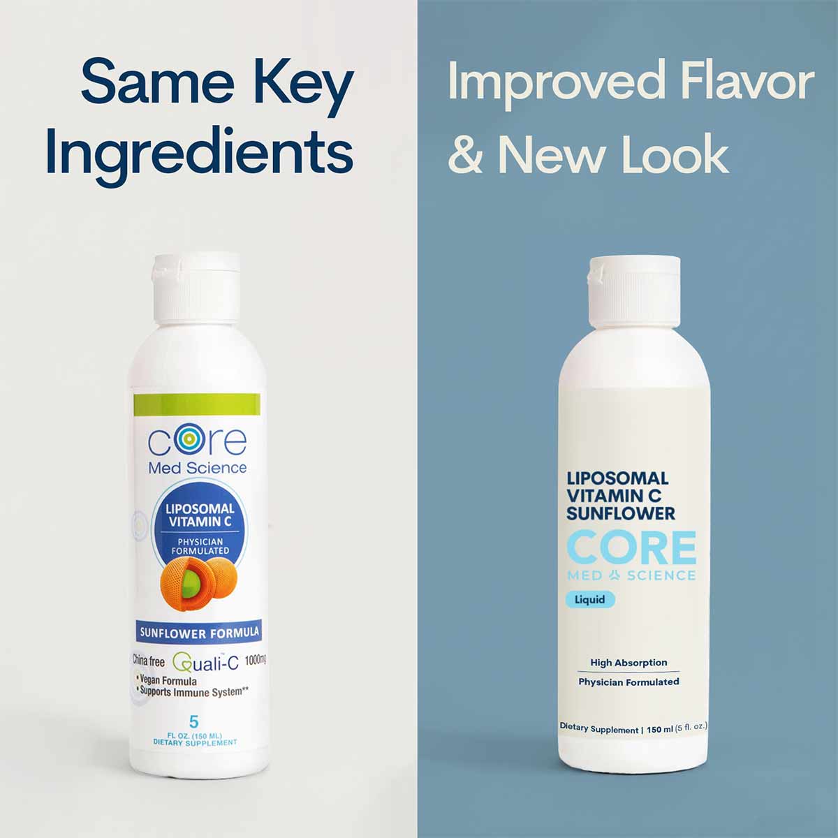 Liposomal Vitamin C Sunflower Formula, 5 Oz, by Core Med Science