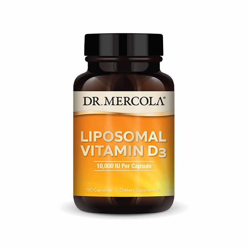 Liposomal Vitamin D3 10000 IU, 90 Capsules, by Dr. Mercola