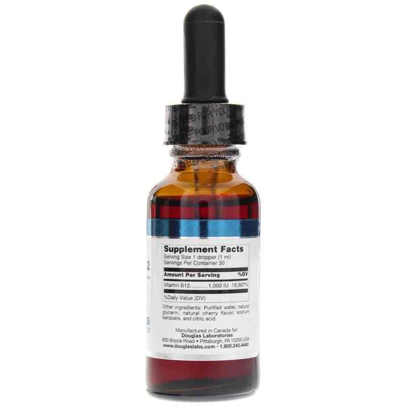 Liquid B12 Methylcobalamin, by Douglas Laboratories, image #2