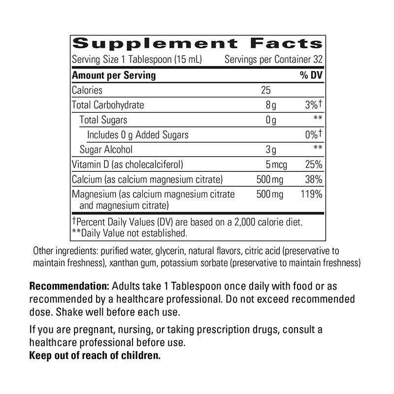 Liquid Calcium Magnesium 1:1 Berry, by Integrative Therapeutics, image #4