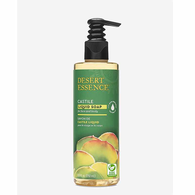 Liquid Castile Soap with Tea Tree Oil, 8.5 Oz, by Desert Essence