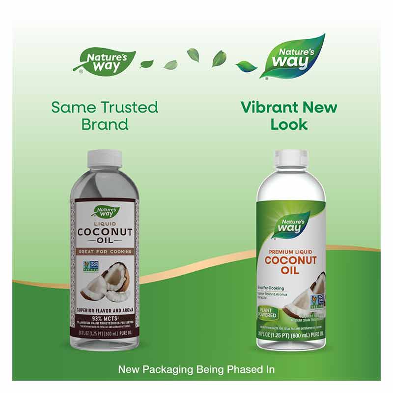 Liquid Coconut Premium Oil, 20 Oz, by Natures Way, image #3