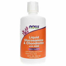 Liquid Glucosamine & Chondroitin with MSM, 32 Oz, by NOW Foods