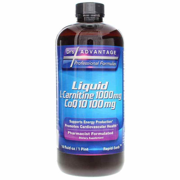 Liquid l-Carnitine 1000 Mg CoQ10 100 Mg, Dr's. Advantage Professional Supplement Center Liquid l-Carnitine 1000 Mg CoQ10 100 Mg, Dr's. Advantage Professional Supplement Center
