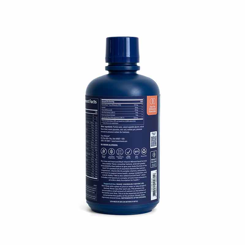 Liquid Multi Vitamin-Mineral, Orange-Mango, by Trace Minerals Research, image #3