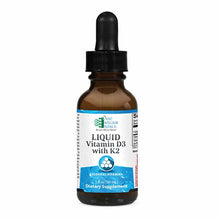 Liquid Vitamin D3 with K2, by Ortho Molecular