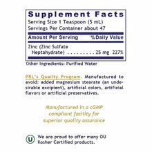Liquid Zinc Ultra, by Premier Research Labs, image #3