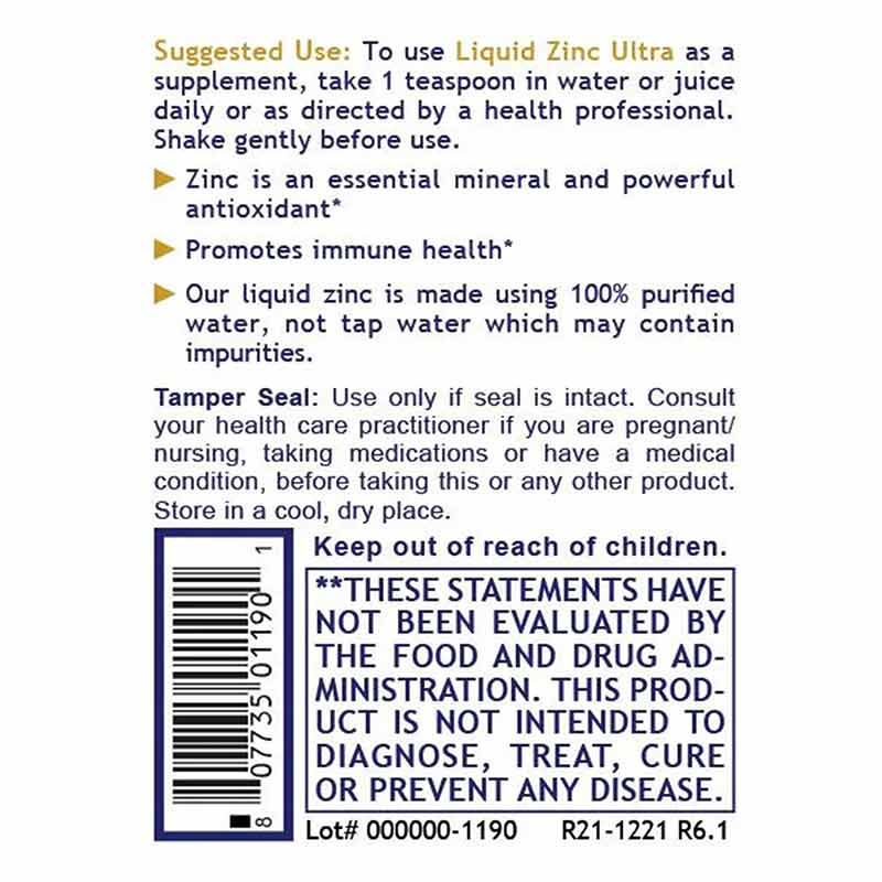 Liquid Zinc Ultra, by Premier Research Labs, image #4
