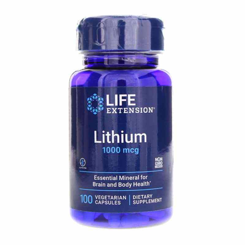 Lithium 1000 Mcg, Life Extension – Professional Supplement Center