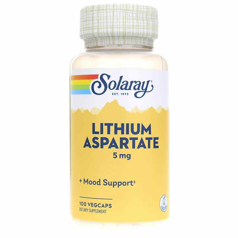Lithium Aspartate 5 Mg, by Solaray