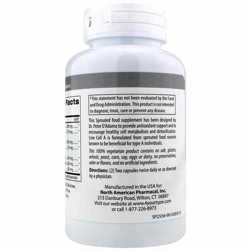 Live Cell Type A, by D Adamo Personalized Nutrition, image #3