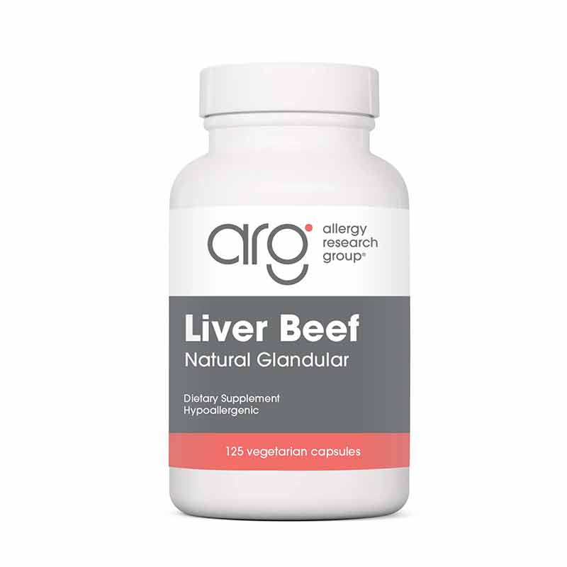 Liver Beef Natural Glandular, by Allergy Research Group