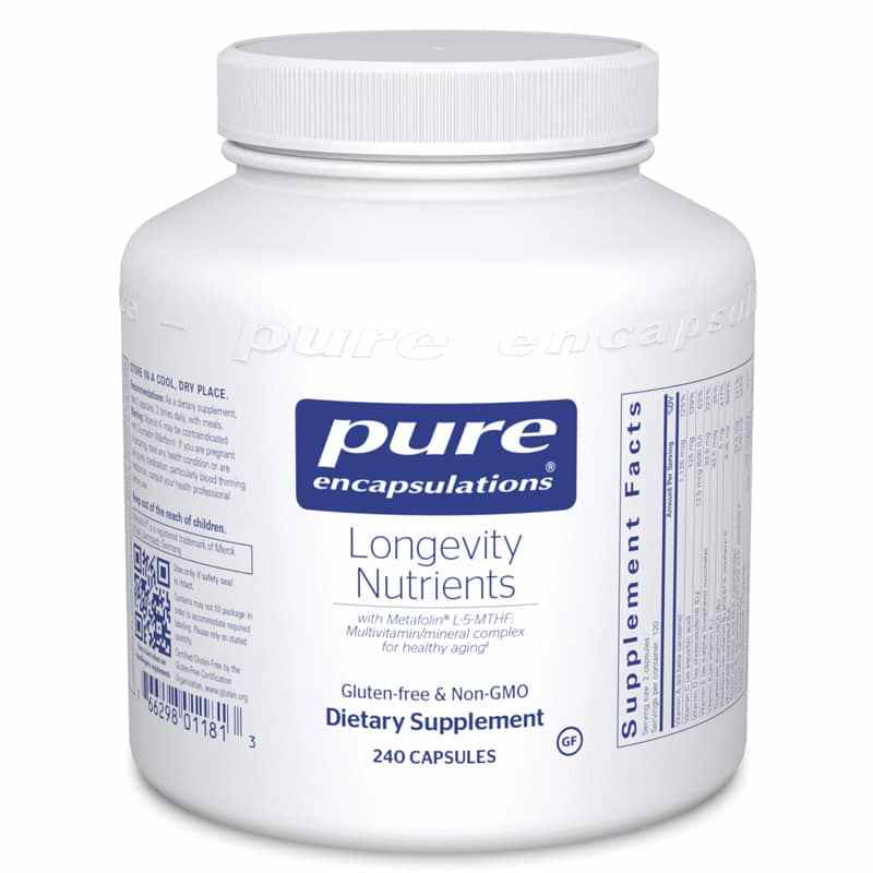 Longevity Nutrients, by Pure Encapsulations