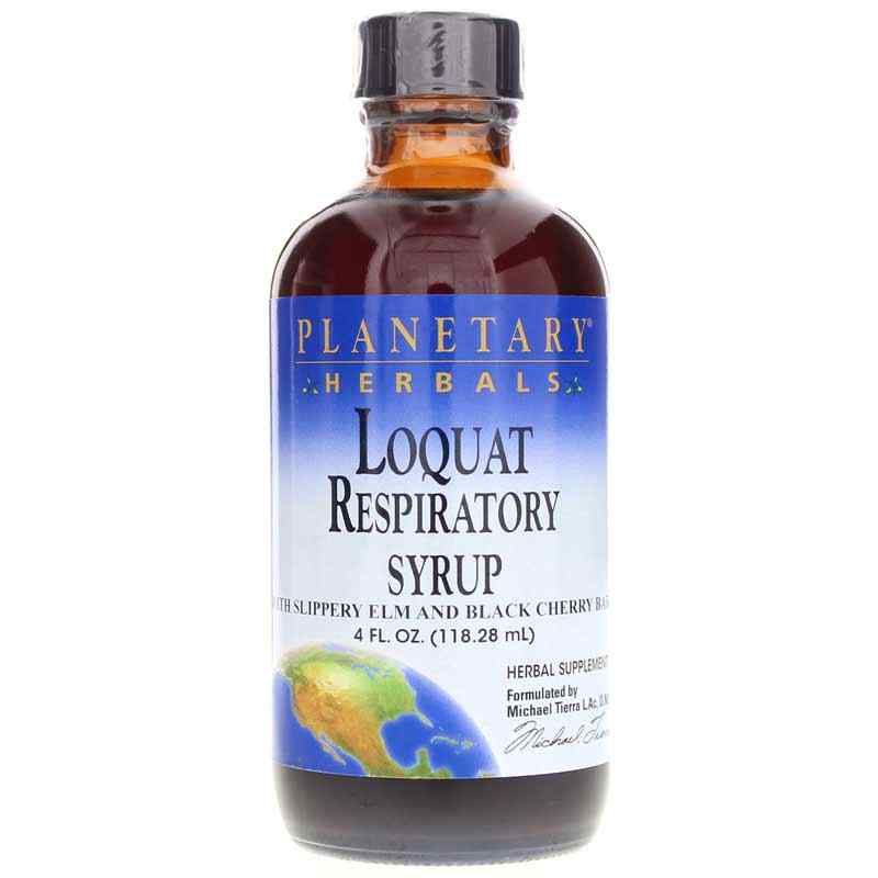 Loquat Respiratory Syrup, 4 Oz, by Planetary Herbals