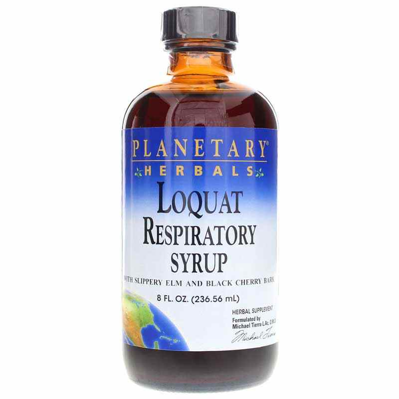 Loquat Respiratory Syrup, 8 Oz, by Planetary Herbals
