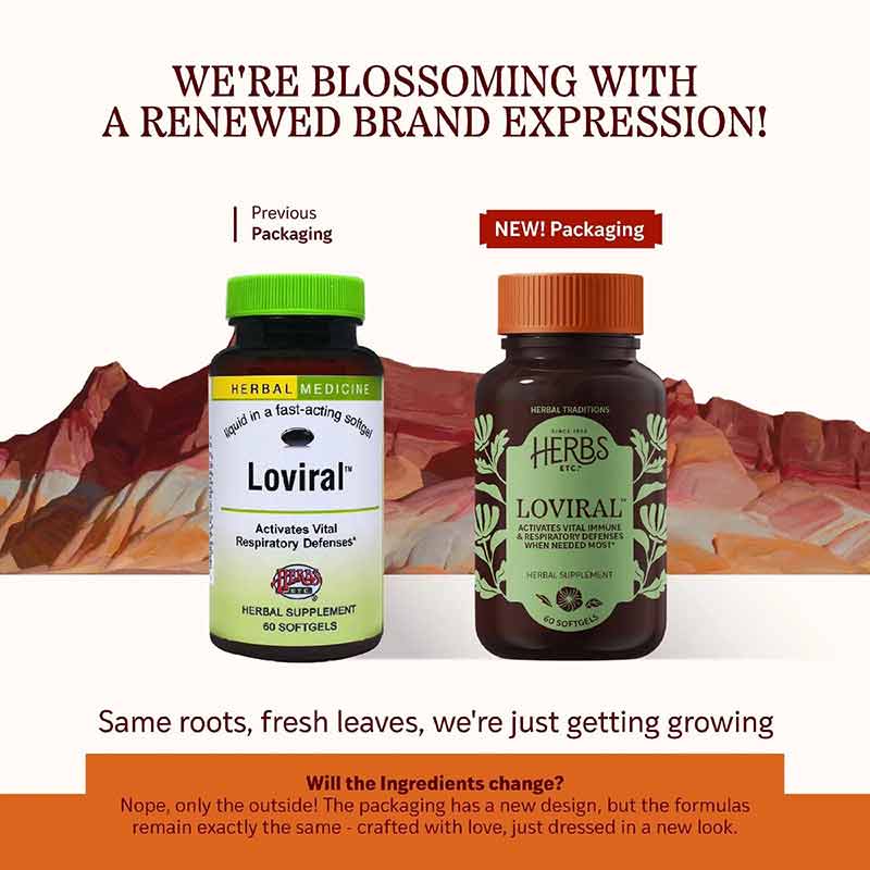 Loviral Softgels, 60 Softgels, by Herbs, Etc, image #3