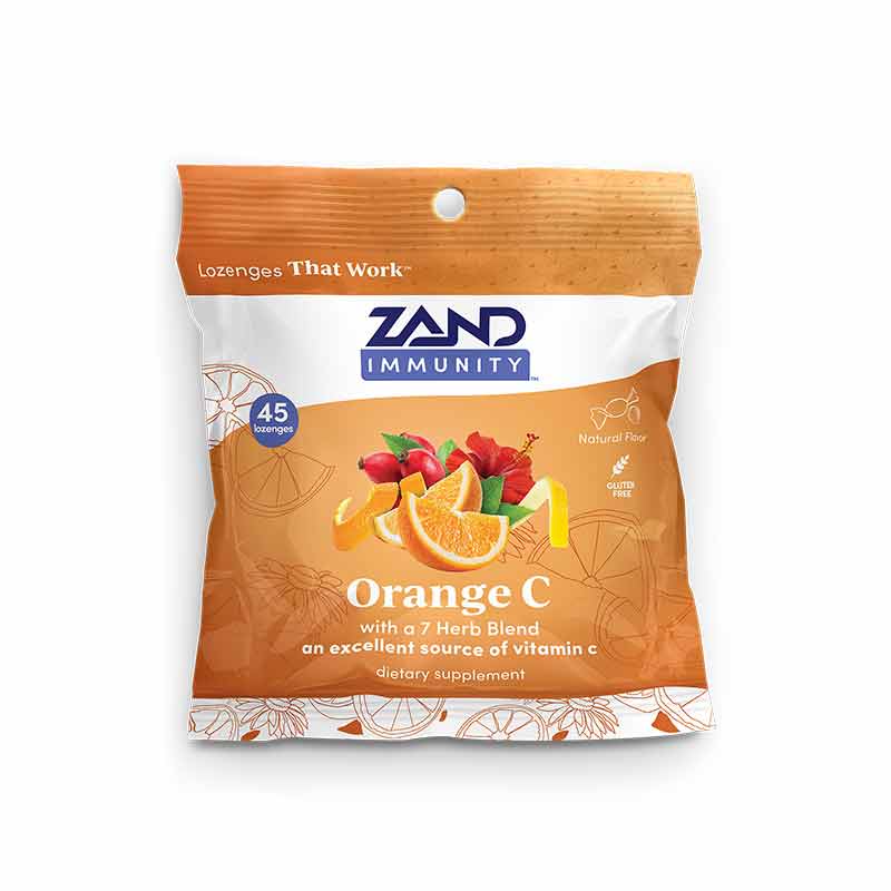 Lozenges, Orange C, 45 Pieces, by Zand