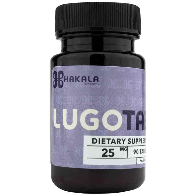 LugoTab 25 Mg, 90 Tablets, by Hakala Research