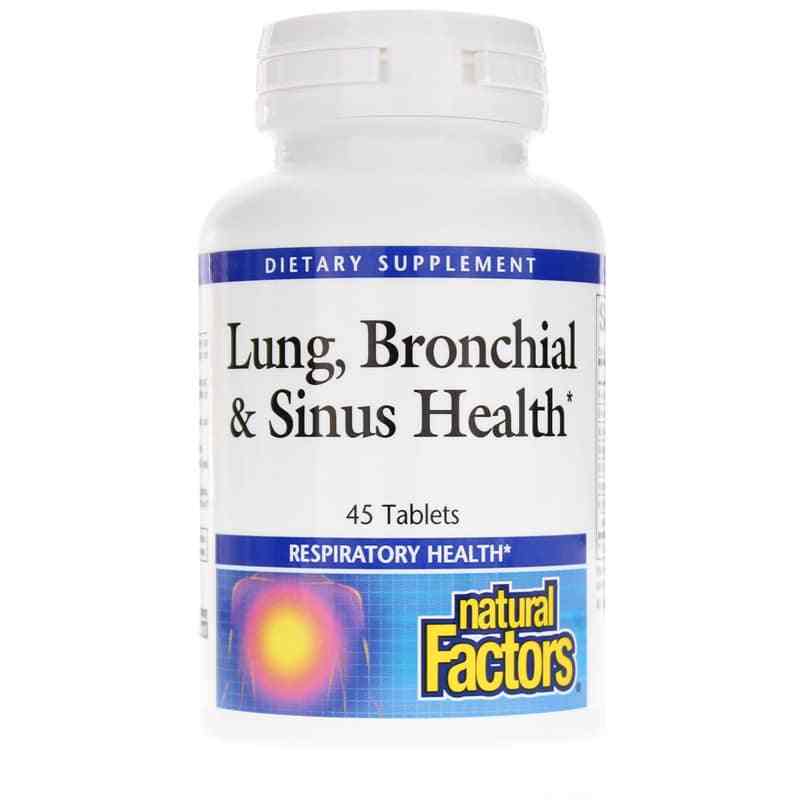 Lung, Bronchial & Sinus Health, 45 Tablets, by Natural Factors