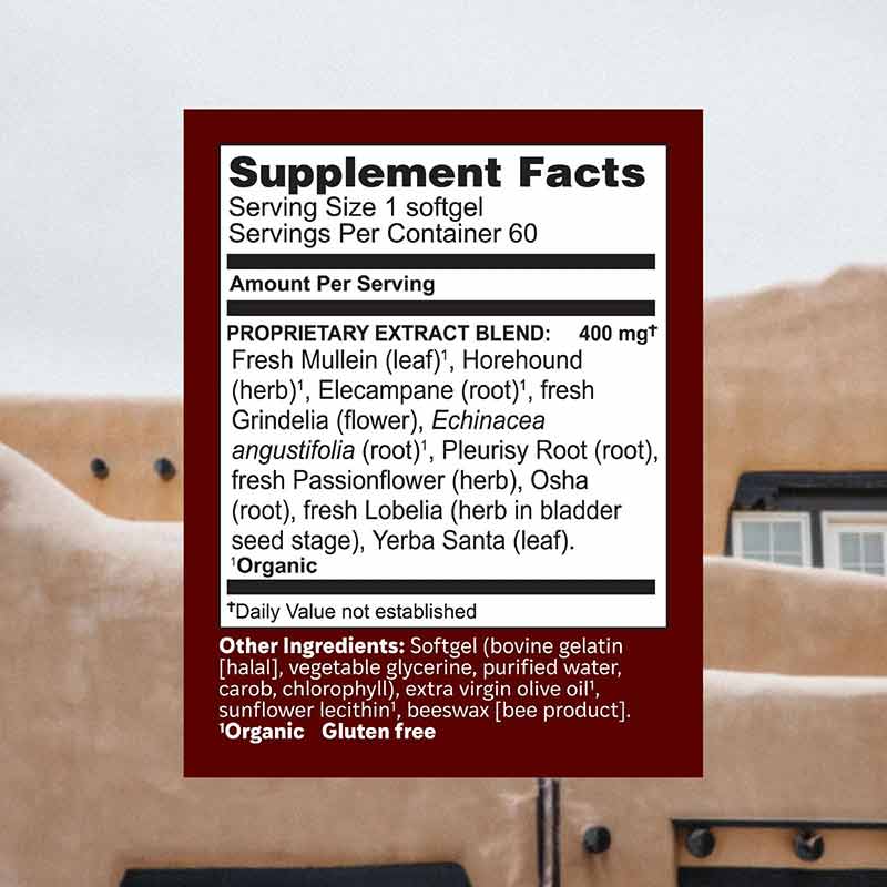 Lung Tonic Softgels, 60 Softgels, by Herbs, Etc, image #2