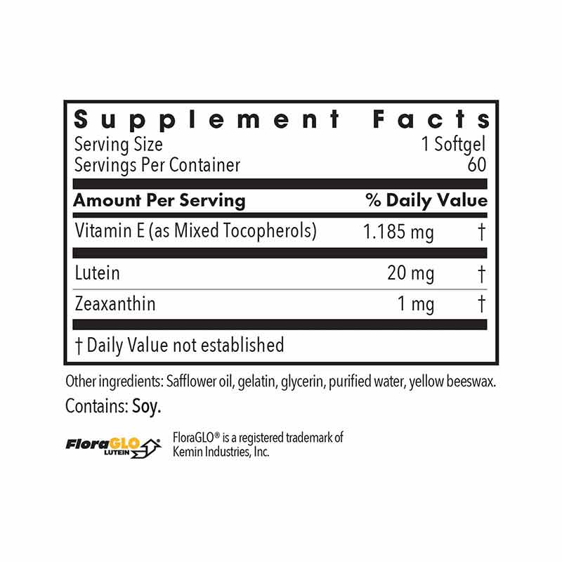 Lutein 20 Mg, by Allergy Research Group, image #2
