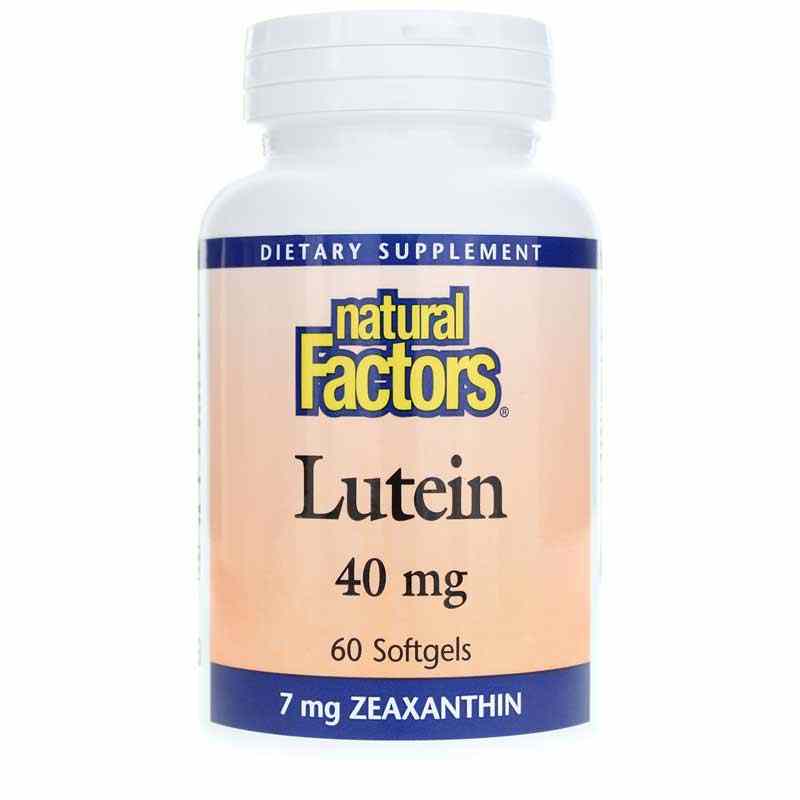 Lutein 40 Mg, 60 Softgels, by Natural Factors