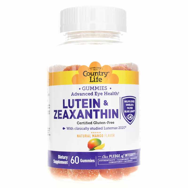 Lutein & Zeaxanthin Gummy, by Country Life