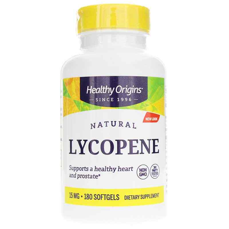 Lycopene 15 Mg, 180 Softgels, by Healthy Origins
