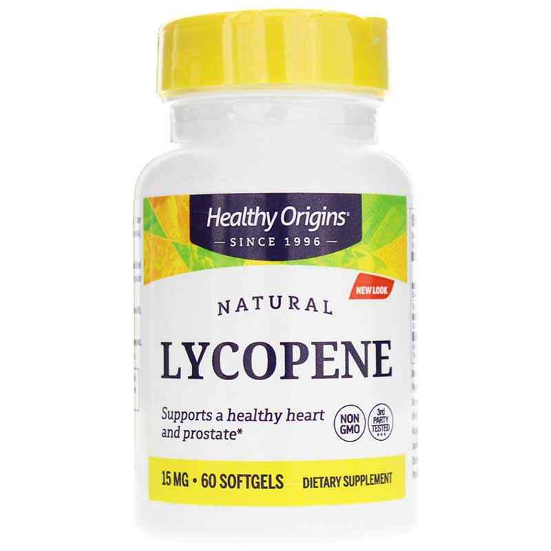 Lycopene 15 Mg, 60 Softgels, by Healthy Origins