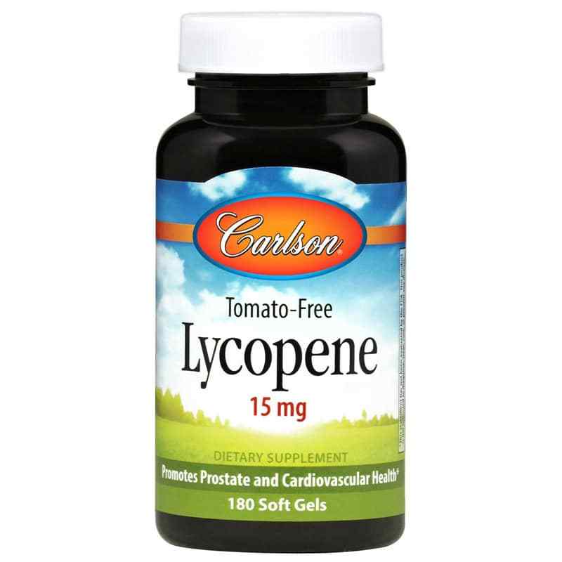 Lycopene 15 Mg (Tomato-Free), 180 Softgels, by Carlson Labs
