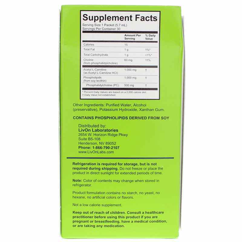 Lypo-Spheric Acetyl L-Carnitine, LivOn Laboratories Professional Supplement Center Lypo-Spheric Acetyl L-Carnitine, LivOn Laboratories Professional Supplement Center