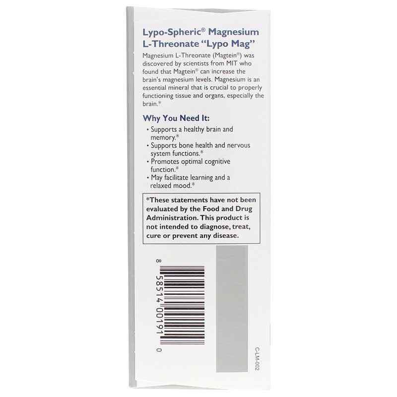 Lypo-Spheric Magnesium, by LivOn Laboratories, image #3