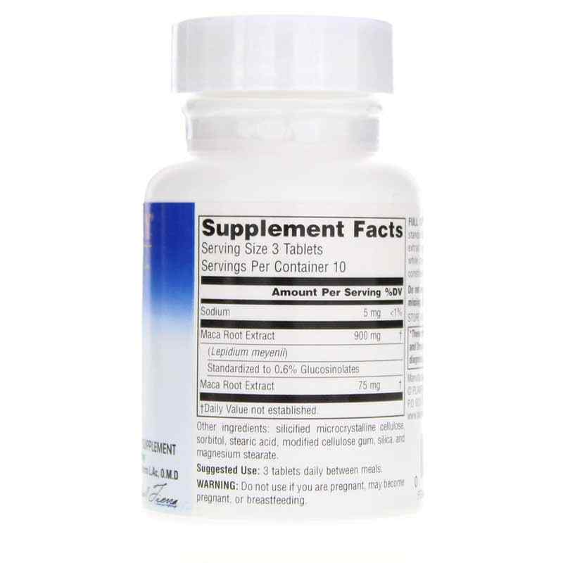 Maca Extract 325 Mg Full Spectrum, 30 Tablets, by Planetary Herbals, image #2