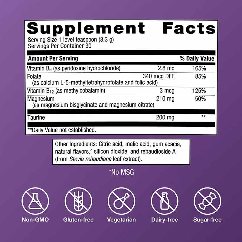 MagActive Relax Magnesium Powder Strawberry, Strawberry, 30 Servings, by Metagenics, image #2