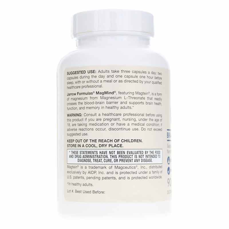 MagMind Magnesium L-Threonate, by Jarrow Formulas, image #3